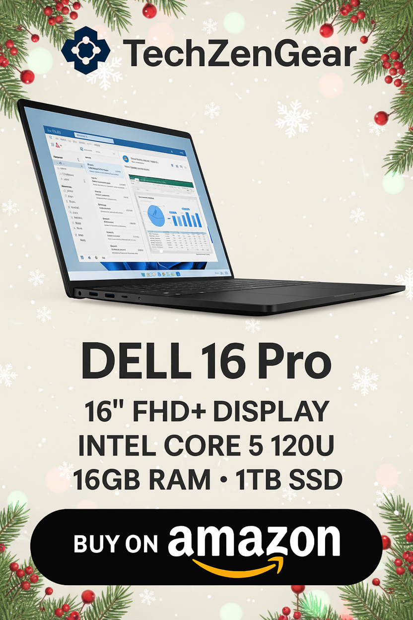 Dell Pro 16 Premium Business Laptop – 16GB RAM | 1TB SSD | Intel Core 5